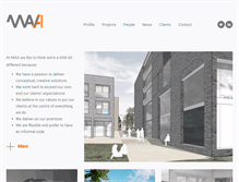Tablet Screenshot of maa-architects.com